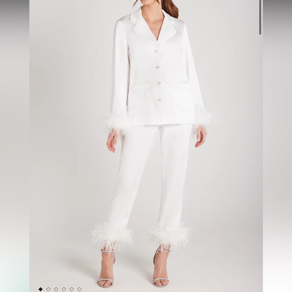 Nadine Merabi Darcie White Pajamas